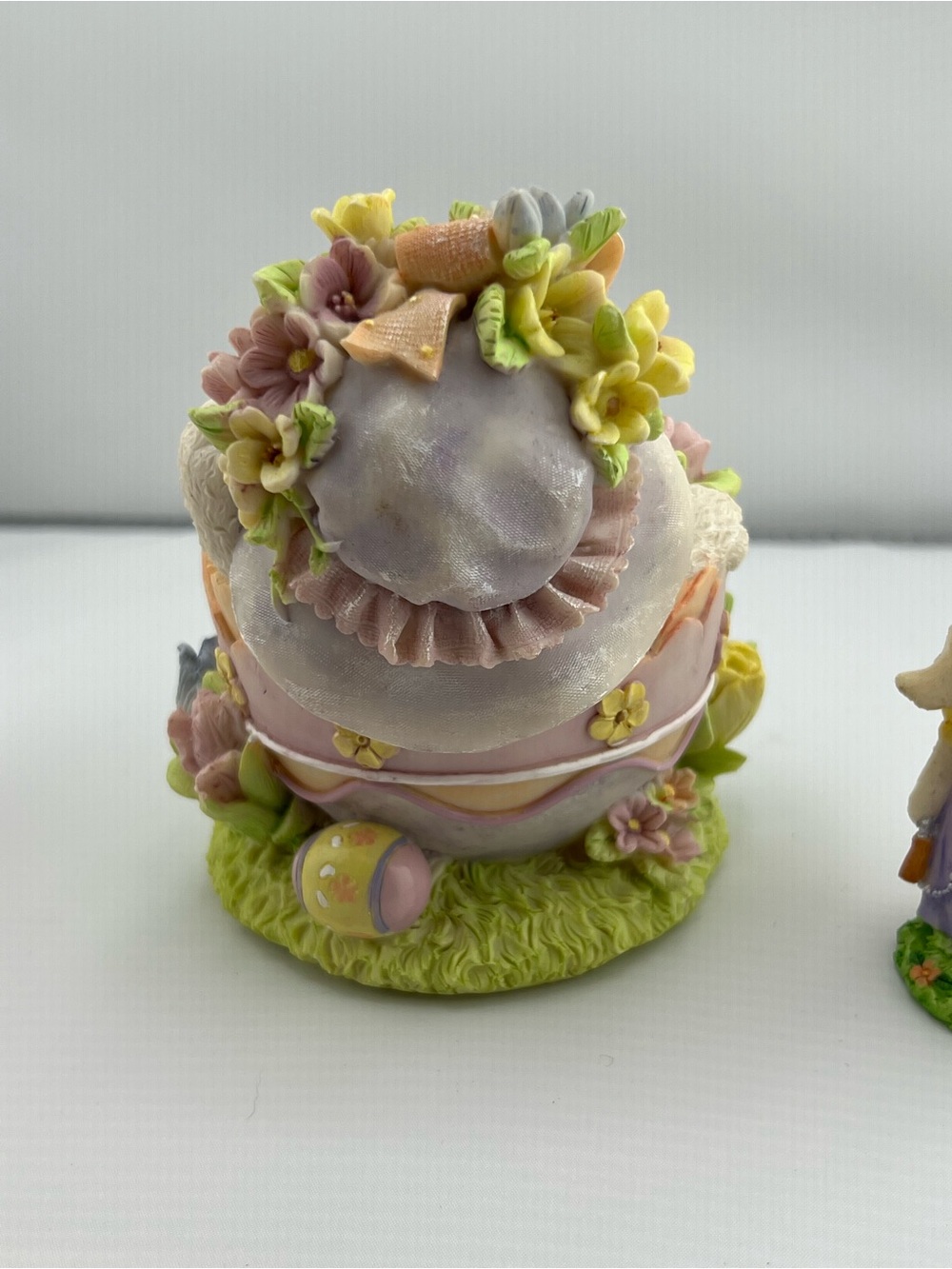 🎁Spring Bunny Figurine Set - Pastel Multi-Color Decorative Rabbits - Picture 9 of 13